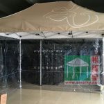 廣告帳篷配透明膠