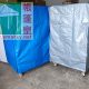 物流籠車保護套-藍色銀色150編織防水膠帆布