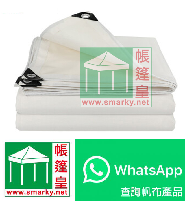 白色PVC防水膠帆布白